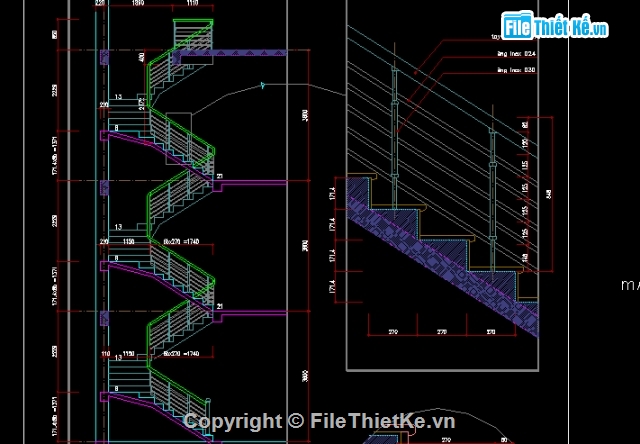 nhà 4 tầng,nhà thư viện,cad thư viện